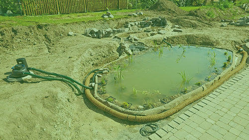 How do you build a pond?
