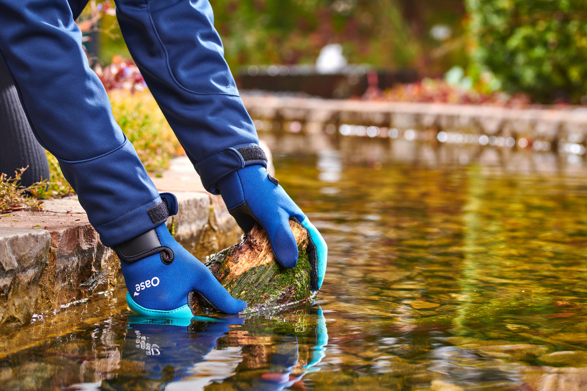 Neopreen vijverhandschoenen maat M/8
