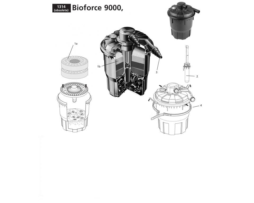 OnderdelenHozelockBioforce9000tekening