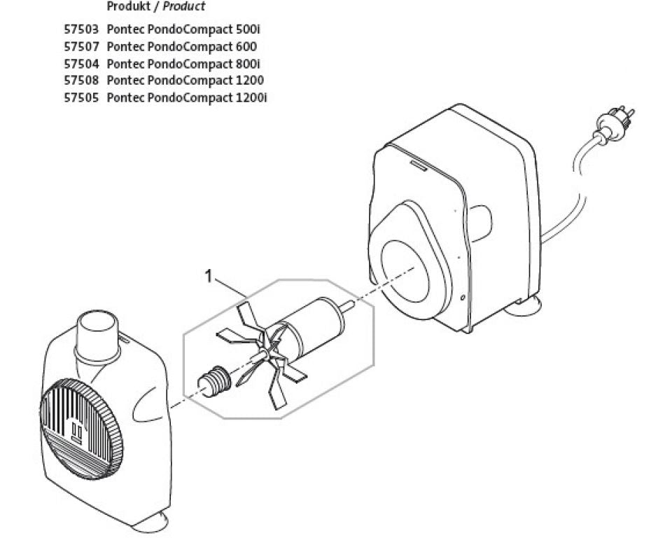 Onderdelenpontecpondocompact1200itekening