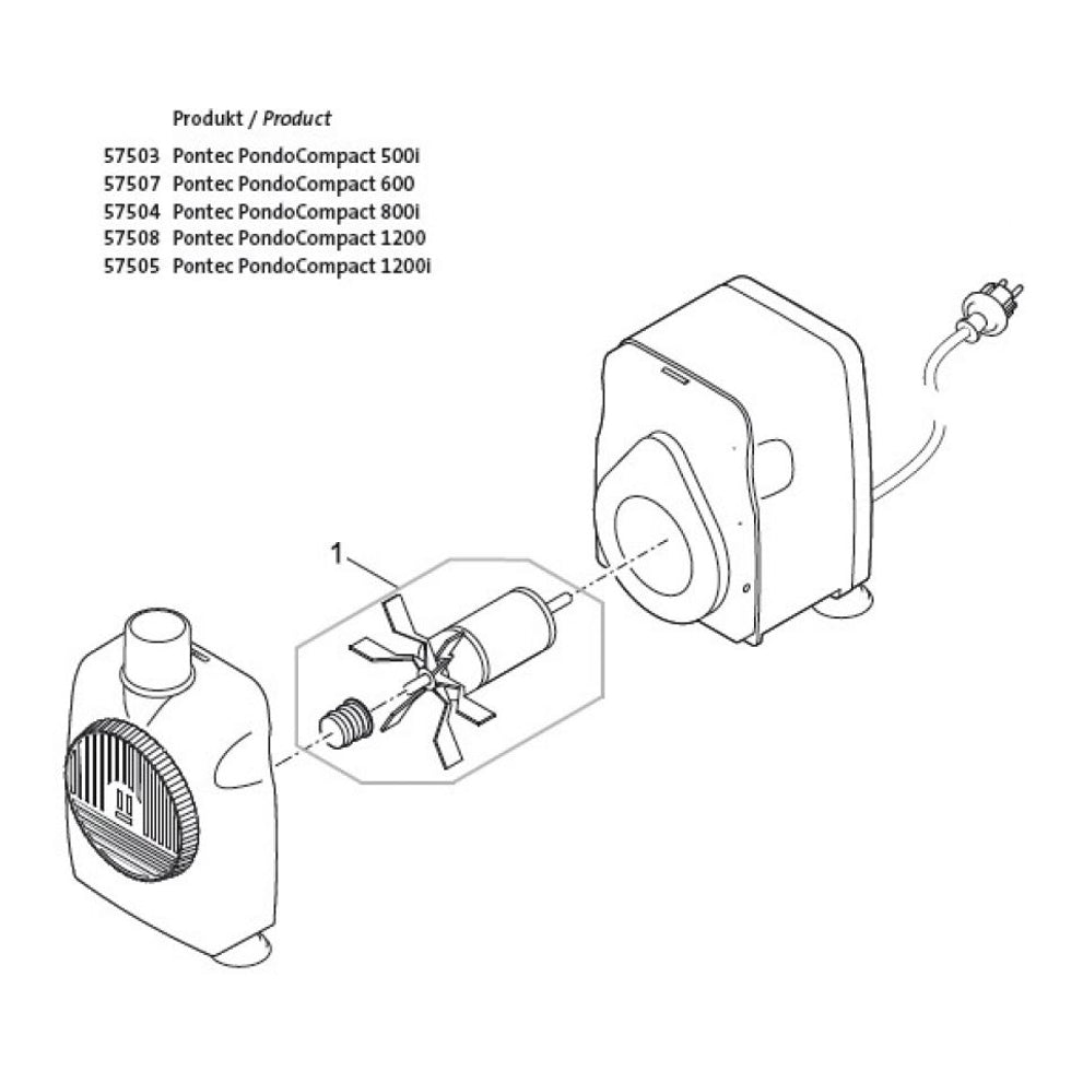 Onderdelenpontecpondocompact1200itekening