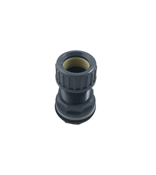 Wanddoorvoer met klemring 25mm. tbv Super Amalgaam