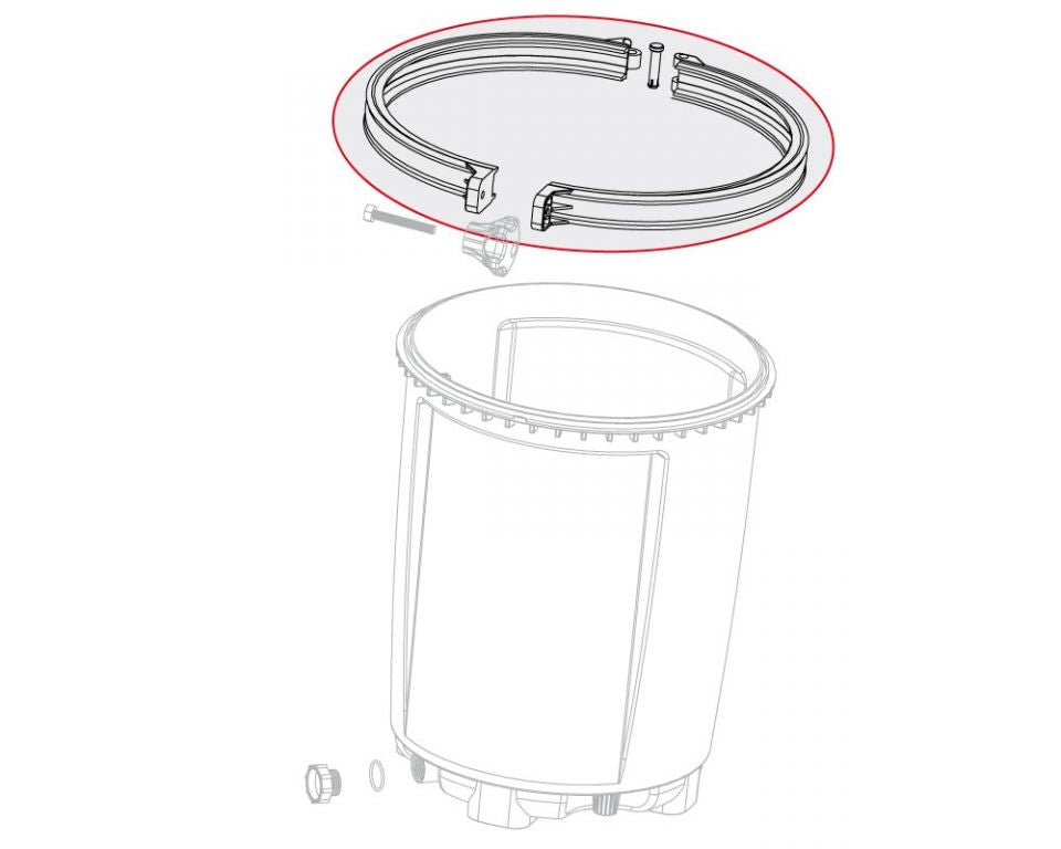 Clamp bracket for Clear Control 25 / 50 / 75 NG