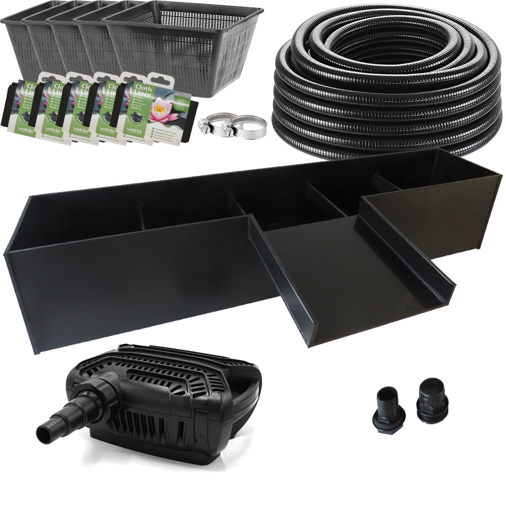 Secret Plantenfilter Met Waterval 125x25x25cm Complete Set