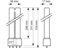 tekening-hozelock-24-watt-uv-lamp