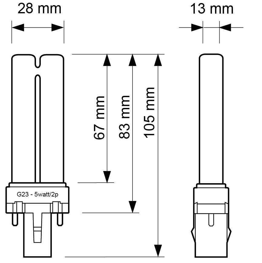 uv-lamp-5-watt-tekening