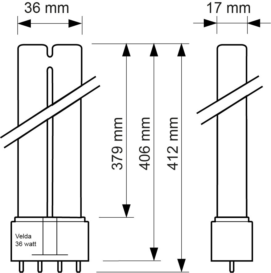 velda-36-watt-uv-lamp-tekening