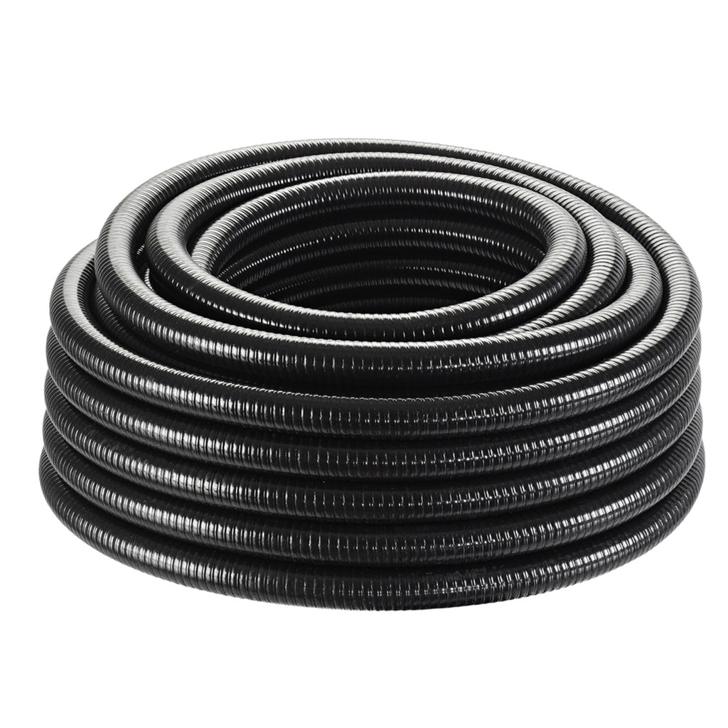 Vijverslang Zwart 25mm rol 25 meter | Spiraalslang