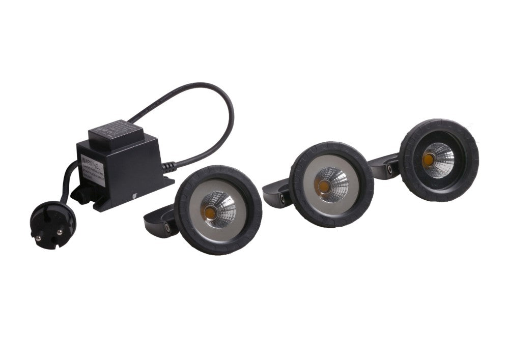 AquaForte verlichtingset fontein 3x6W