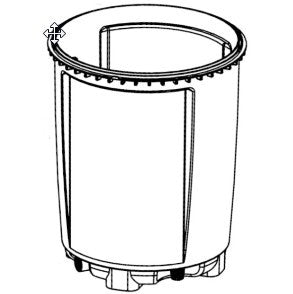 Filter barrel for the Clear Control 50 NG