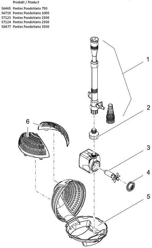 pontec-pondovario-3500-onderdelen